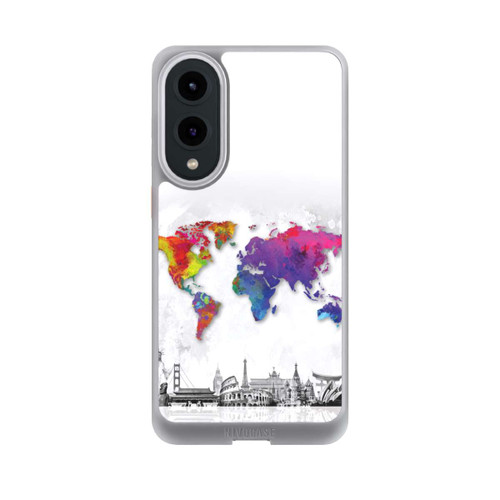 Samsung Galaxy S25 Edge NIVOcore Weltkarte mit Skyline