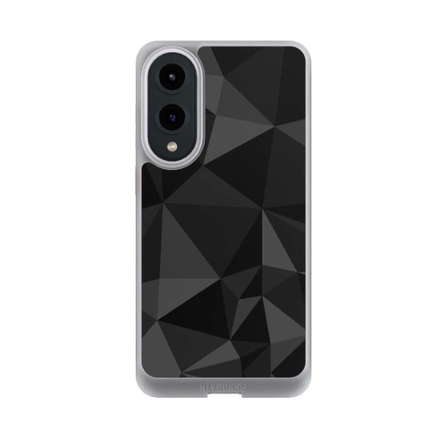 Samsung Galaxy S25 Edge NIVOcore Polygonmuster schwarz