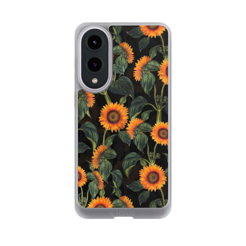 Samsung Galaxy S25 Edge NIVOcore Sonnenblume schwarz