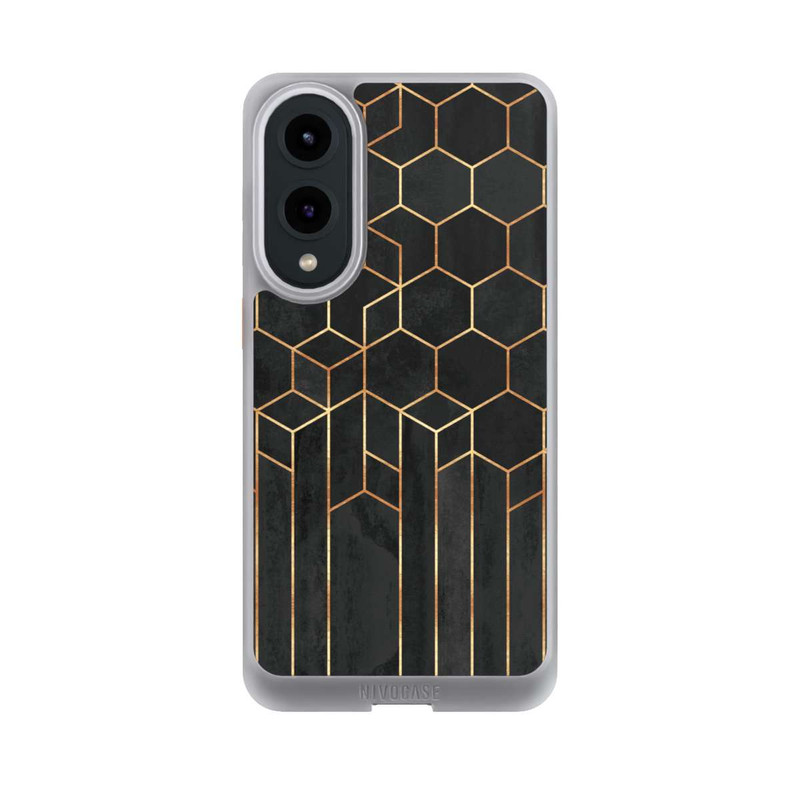 Galaxy S25 Edge NIVOcore Schwarze Sechsecke