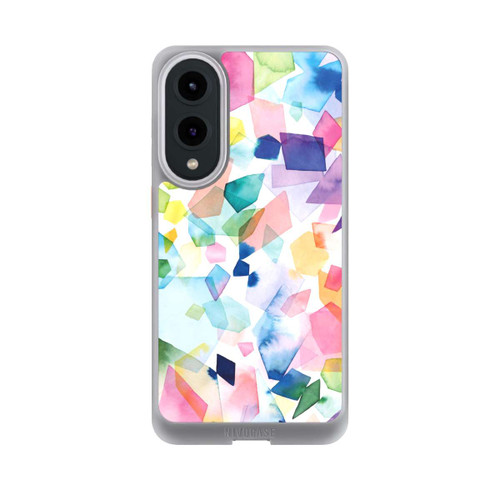 Samsung Galaxy S25 Edge NIVOcore Bunte Aquarelledelsteine ​​und Diamanten