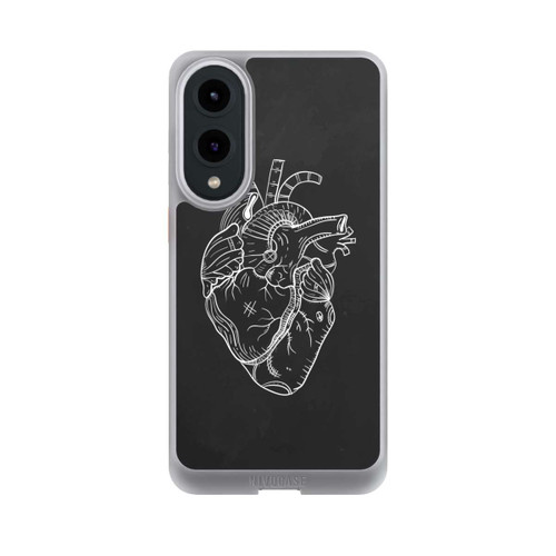 Samsung Galaxy S25 Edge NIVOcore Heart Drawing Black