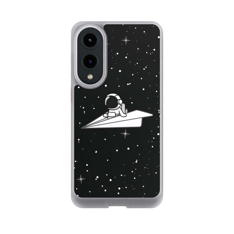 Galaxy S25 Edge NIVOcore Astronaut Paper Plane Comic