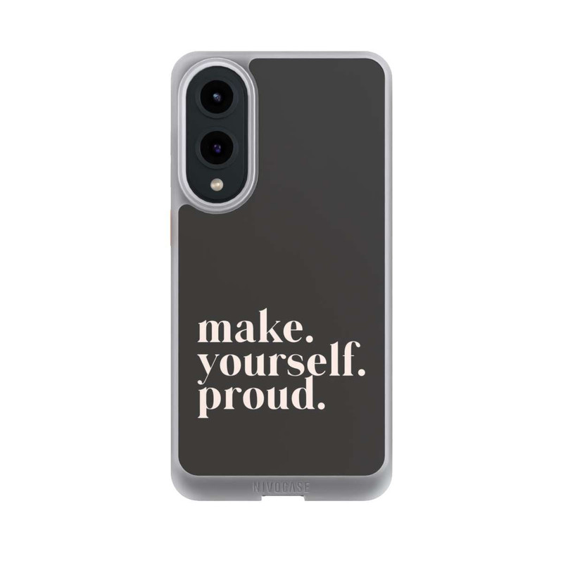 Galaxy S25 Edge NIVOcore Make Yourself Proud Quote