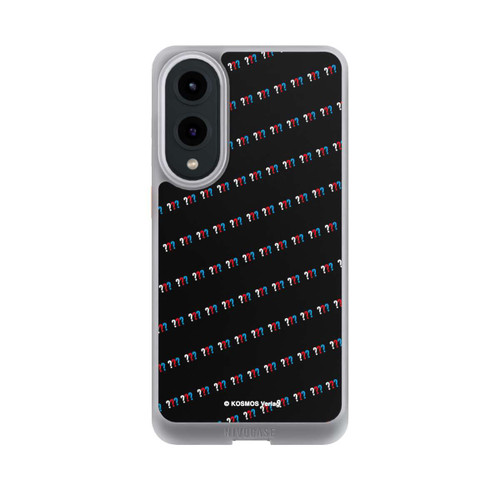 Samsung Galaxy S25 Edge NIVOcore Drei Fragezeichen Muster Schräg