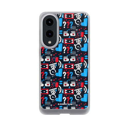 Samsung Galaxy S25 Edge NIVOcore Drei Fragezeichen Wildes Muster