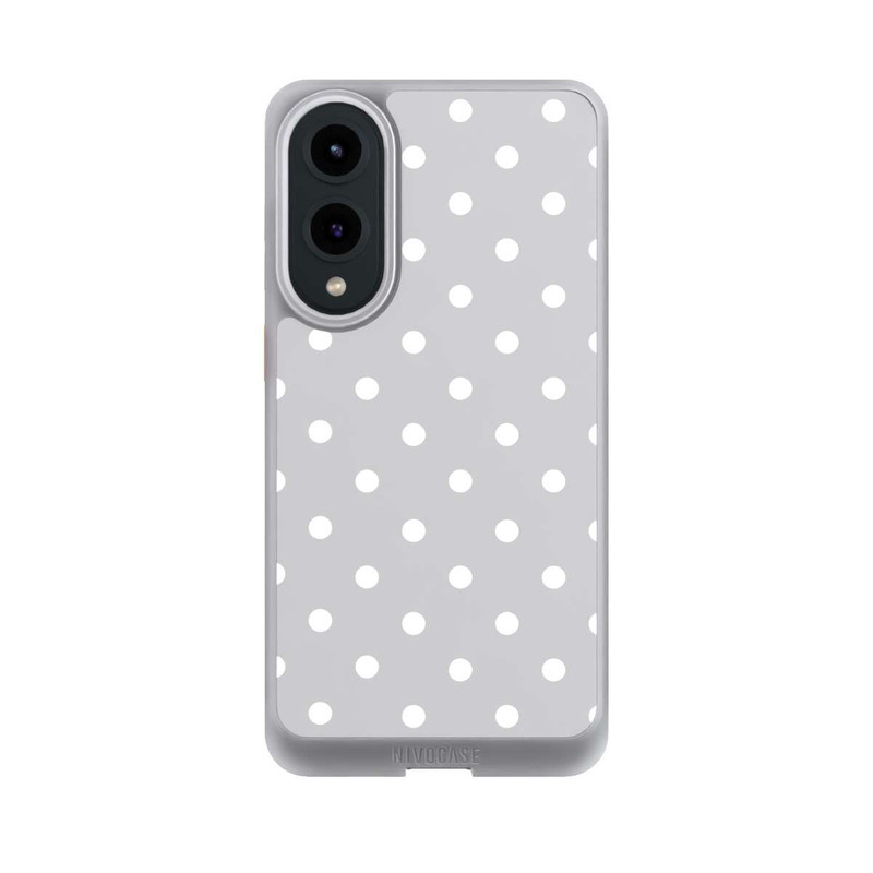 Galaxy S25 Edge NIVOcore Polka Dots Grau
