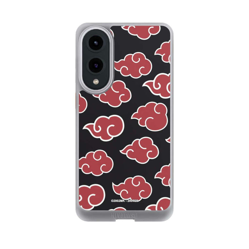 Galaxy S25 Edge NIVOcore Akatsuki Pattern Black Big