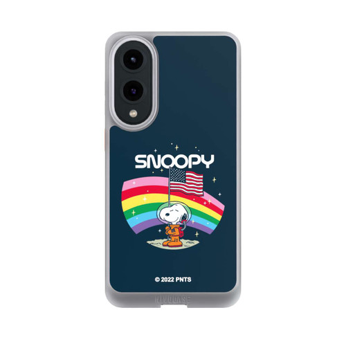 Samsung Galaxy S25 Edge NIVOcore Snoopy Weltraumreisender Regenbogen