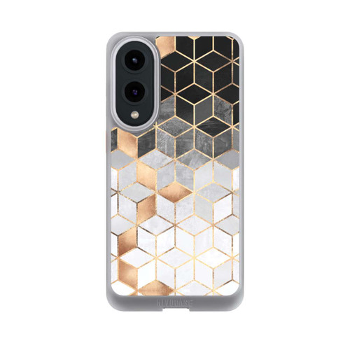 Samsung Galaxy S25 Edge NIVOcore Würfel dunkel und gold