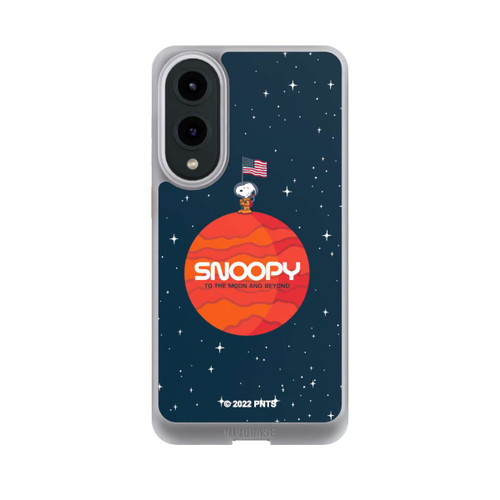Samsung Galaxy S25 Edge NIVOcore Snoopy Weltraumreisender Orange