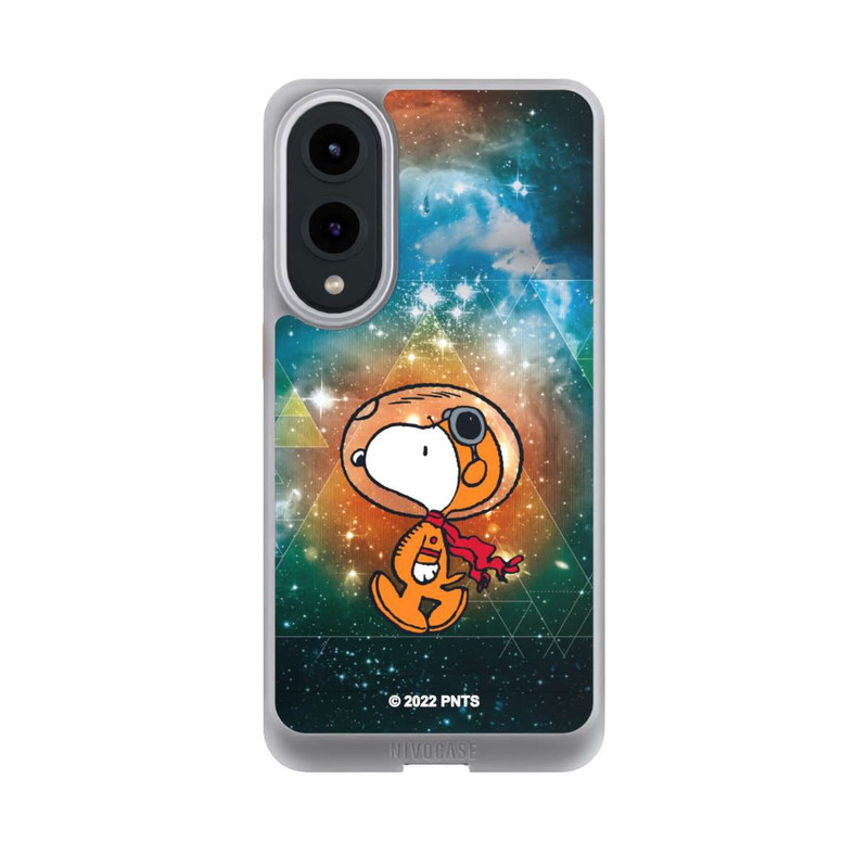Galaxy S25 Edge NIVOcore Snoopy Weltraumreisender Grün
