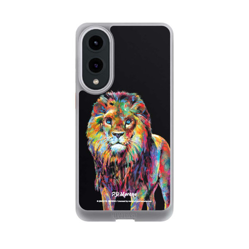 Samsung Galaxy S25 Edge NIVOcore Löwe Bunte Kunst von P.D. Moreno