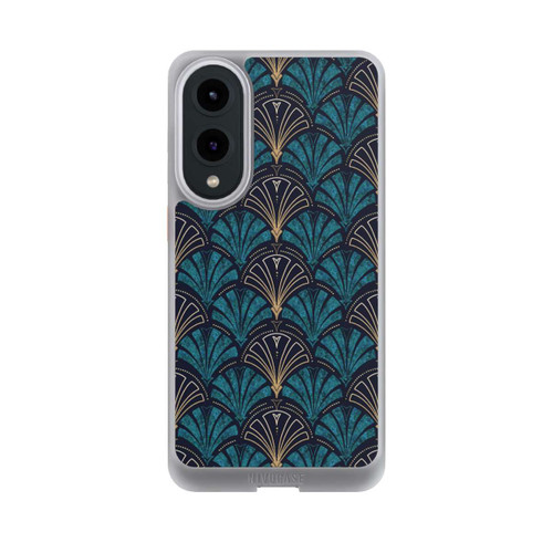 Samsung Galaxy S25 Edge NIVOcore Art Deco Aquamarin Gold