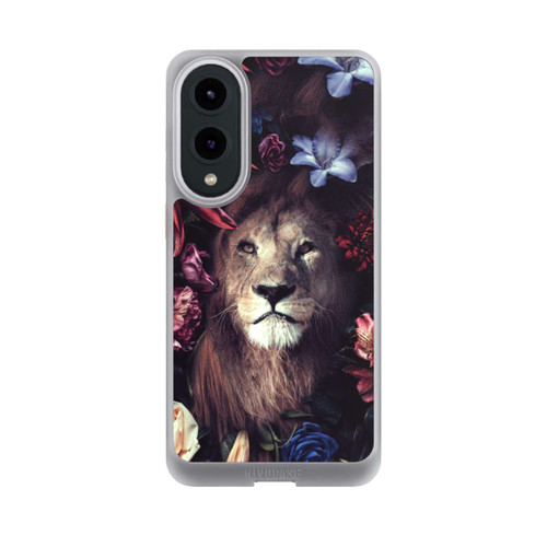 Samsung Galaxy S25 Edge NIVOcore Löwe Blumenrahmen