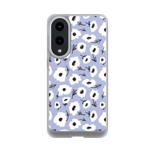 Samsung Galaxy S25 Edge NIVOcore Blumenmuster Lila
