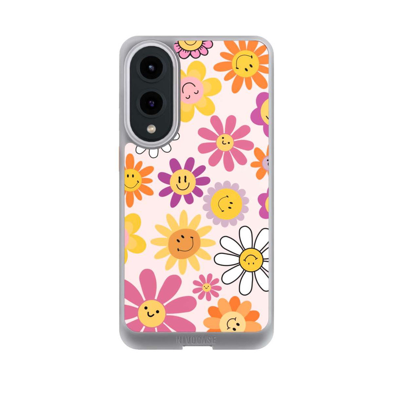 Galaxy S25 Edge NIVOcore Smiles Pink Flowers