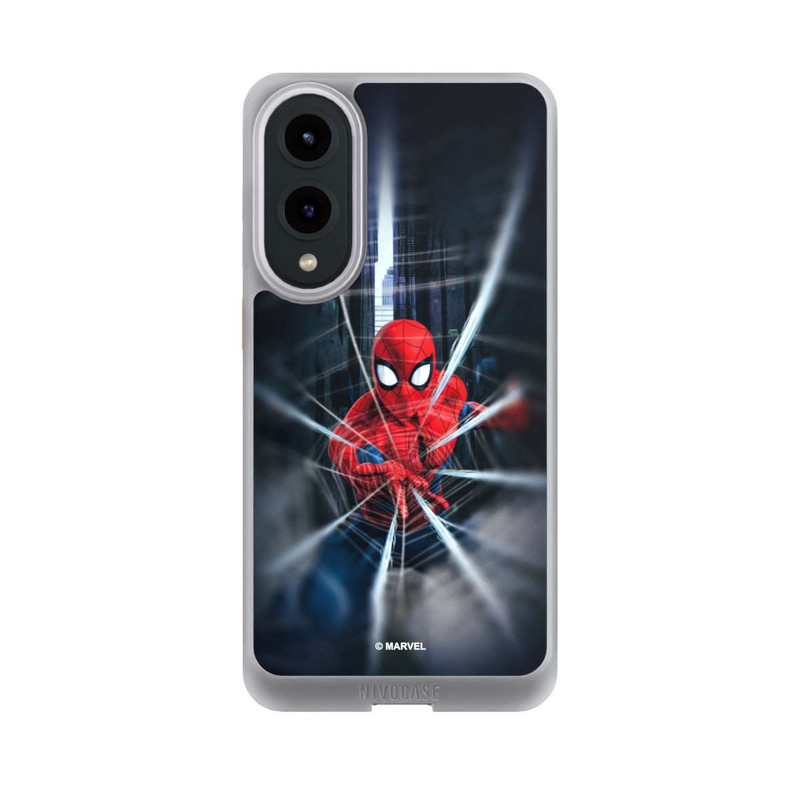 Galaxy S25 Edge NIVOcore Spider-Man Webs In Action