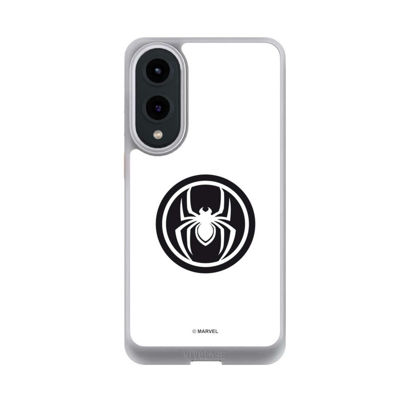 Galaxy S25 Edge NIVOcore Spider-Man Logo White