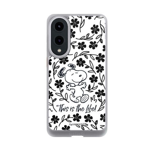 Samsung Galaxy S25 Edge NIVOcore Snoopy schwarz und weiß This Is The Life
