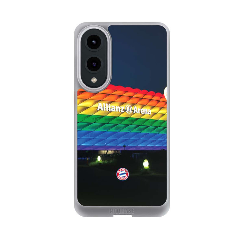 Galaxy S25 Edge NIVOcore Allianz Arena Regenbogen