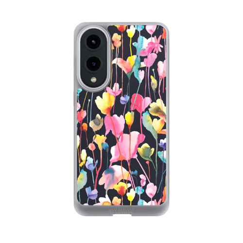 Samsung Galaxy S25 Edge NIVOcore Wildblumen schwarz