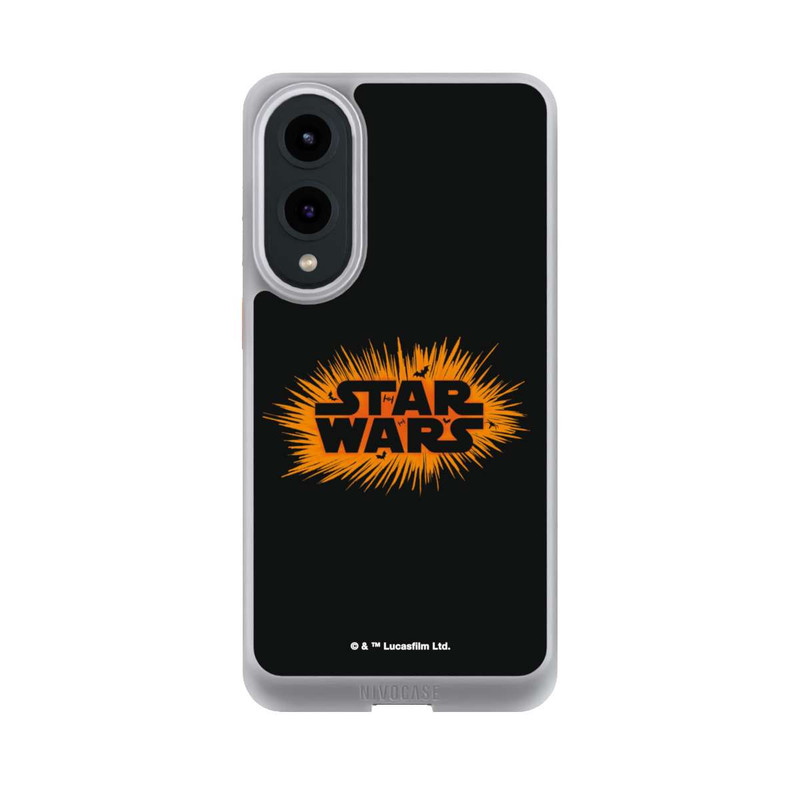 Galaxy S25 Edge NIVOcore Star Wars Logo Orange Halloween Explosion