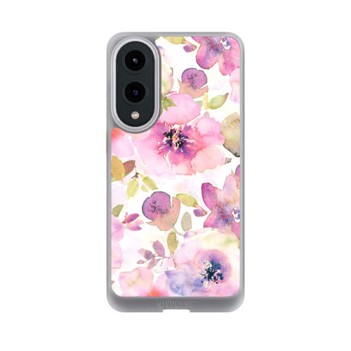 Samsung Galaxy S25 Edge NIVOcore Tapete mit rosa Blumen