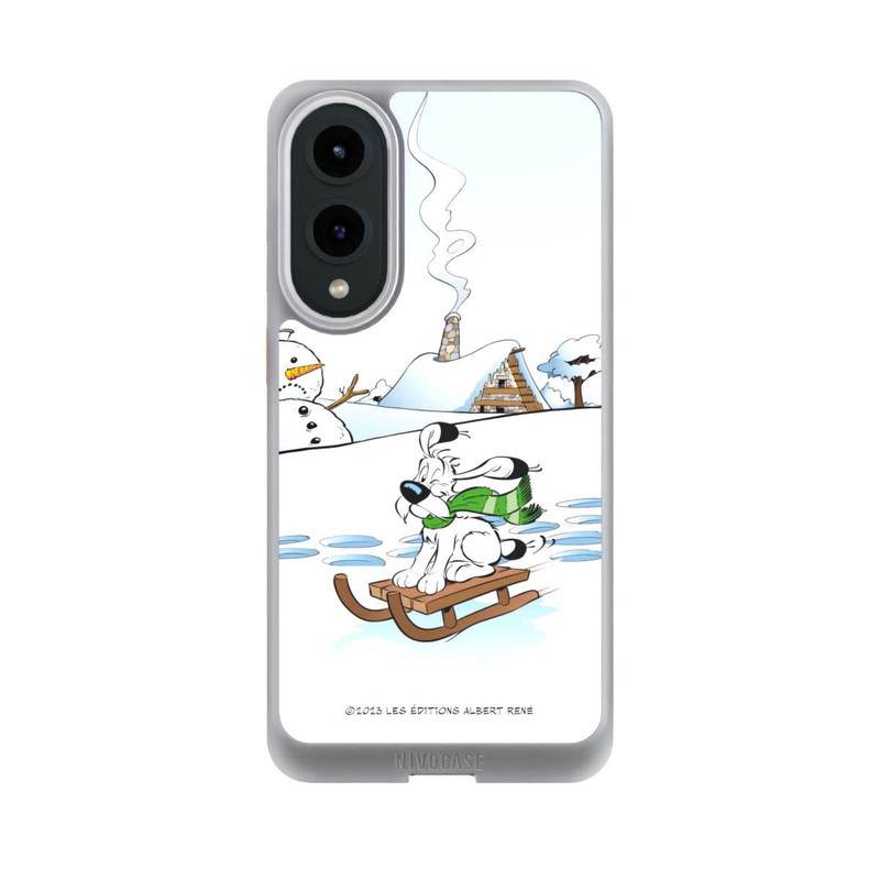 Galaxy S25 Edge NIVOcore Idefix fährt Schlitten