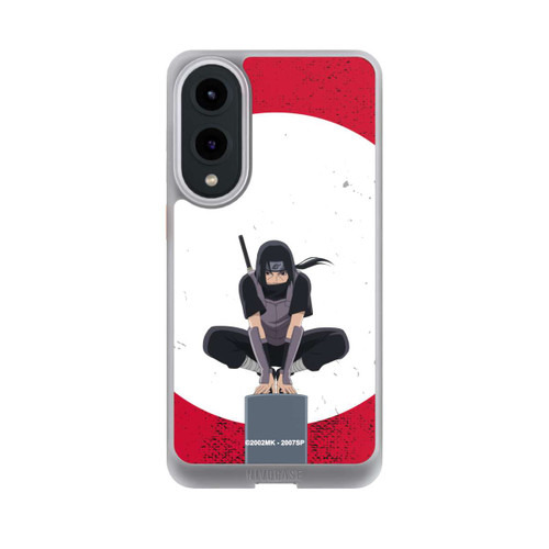 Samsung Galaxy S25 Edge NIVOcore Itachi Uchiha Symbol Roter Hintergrund