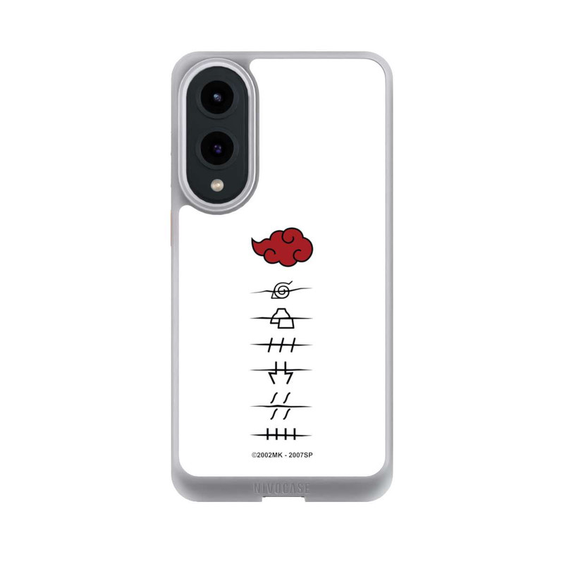 Galaxy S25 Edge NIVOcore Akatsuki Mitgliedersymbole Weiß