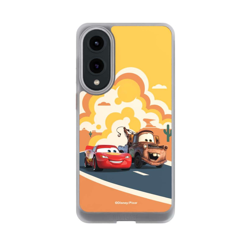 Galaxy S25 Edge NIVOcore Disney Cars Lightning McQueen Und Hook on the Road