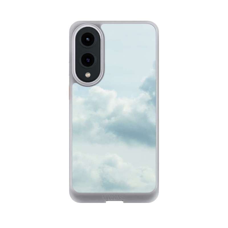 Galaxy S25 Edge NIVOcore Pastel Blue Clouds