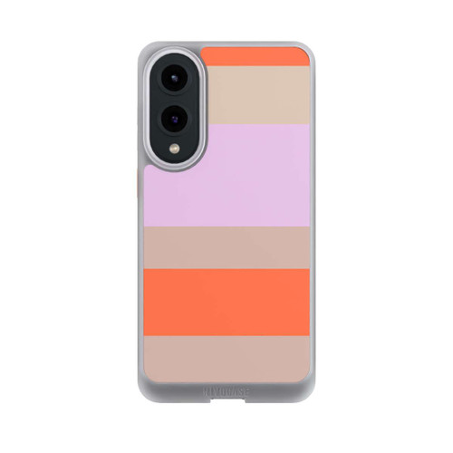 Samsung Galaxy S25 Edge NIVOcore Moca Lila Orange Stripes