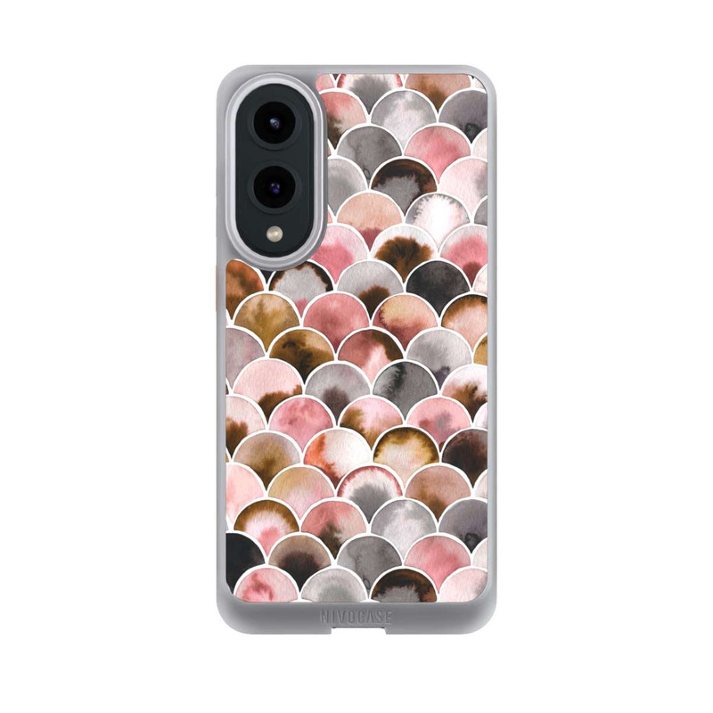 Galaxy S25 Edge NIVOcore Japandi Scales Pink Brown