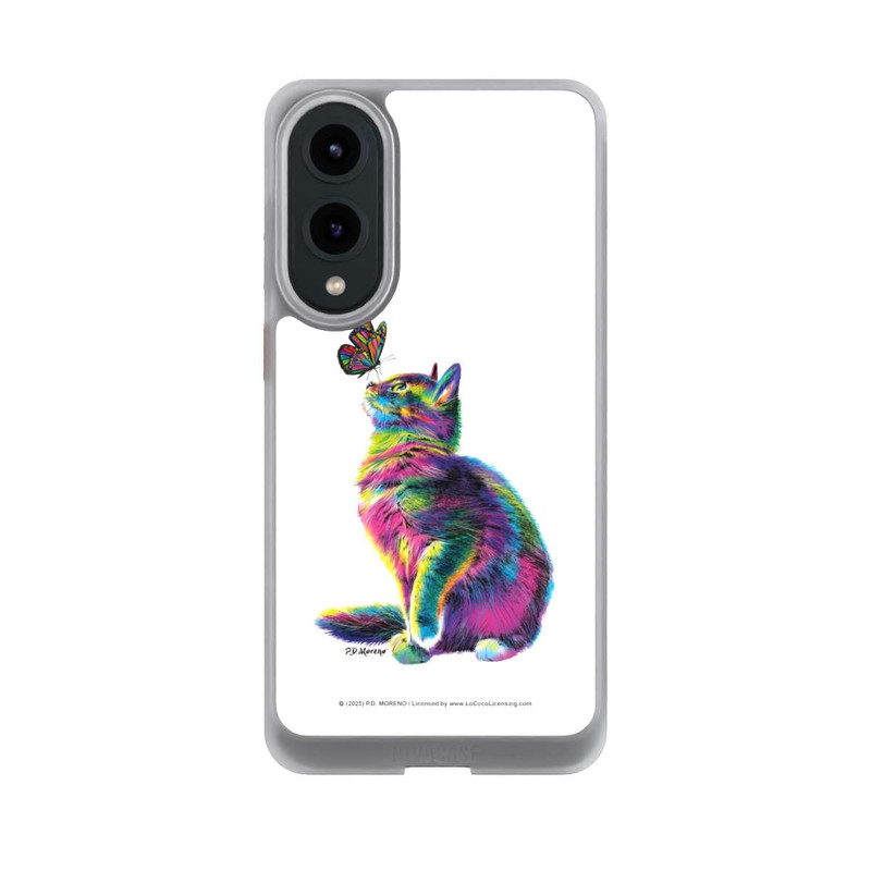 Galaxy S25 Edge NIVOcore Katze verspielt