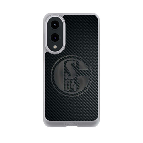 Samsung Galaxy S25 Edge NIVOcore Schalke 04 Carbon Look