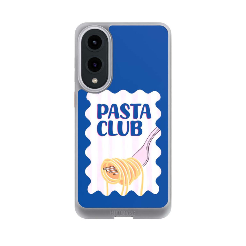 Galaxy S25 Edge NIVOcore Pasta Club in Blue and Pink