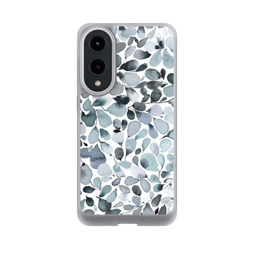 Samsung Galaxy S25 Edge NIVOcore Eucalyptus Watercolor Leaves Grey