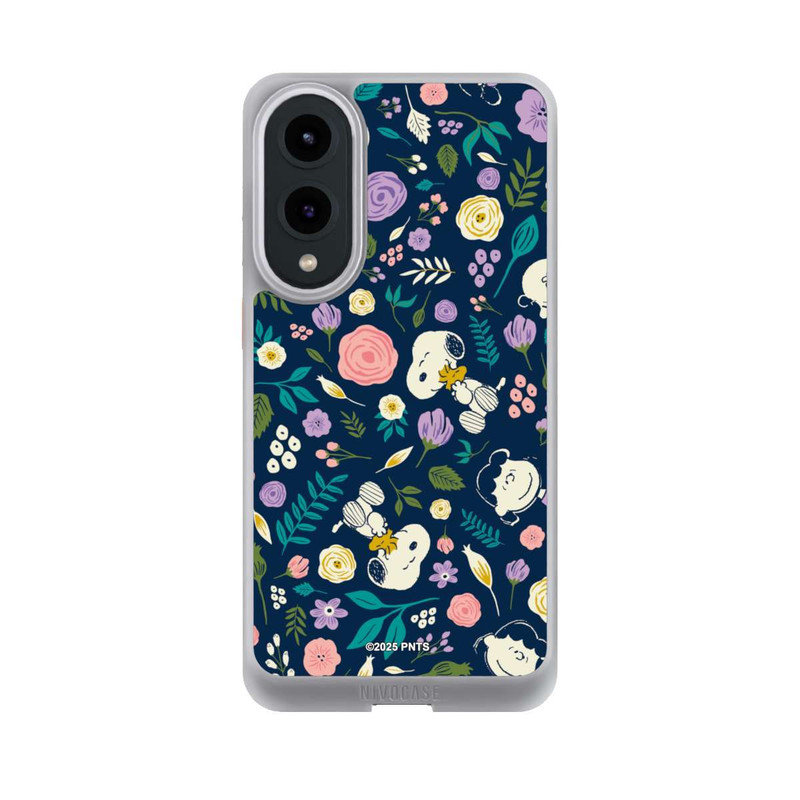Galaxy S25 Edge NIVOcore Peanuts Dark Flower Pattern