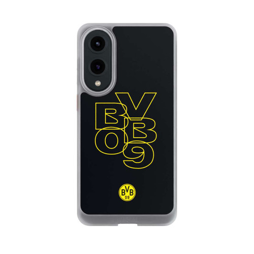 Samsung Galaxy S25 Edge NIVOcore BVB09 Gelb Schwarz