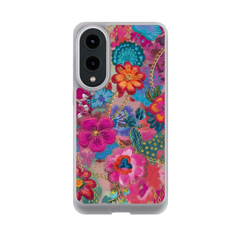 Galaxy S25 Edge NIVOcore Patchwork Blumen Mit KI