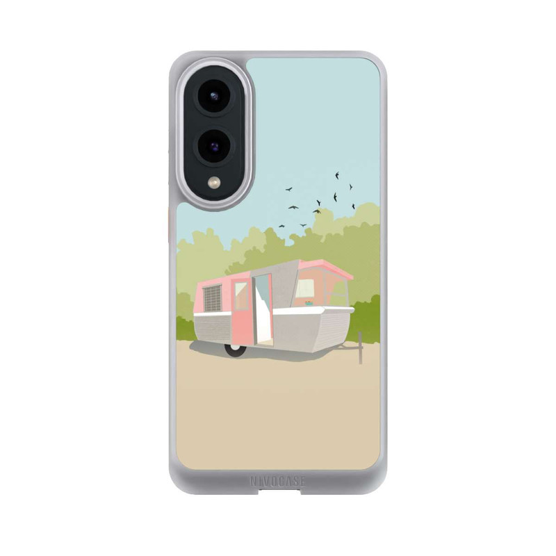 Galaxy S25 Edge NIVOcore Retro Glamping by Roberta Murray