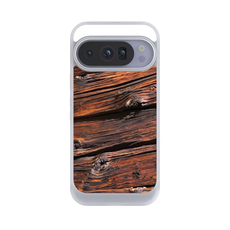 Pixel 10 Pro NIVOcore Verwitterte Holzplanken