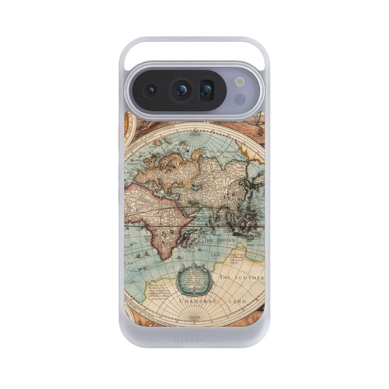 Pixel 10 Pro NIVOcore Vintage Weltkarte