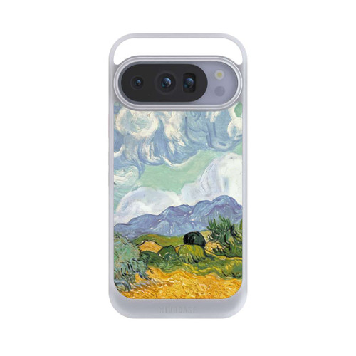 Google Pixel 10 Pro NIVOcore Weizenfeld mit Zypressen