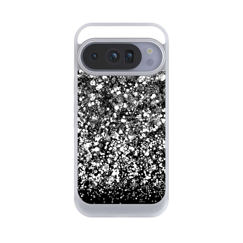 Pixel 10 Pro NIVOcore Schneefall Glitzerlook