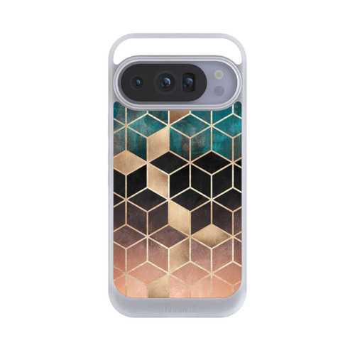 Google Pixel 10 Pro NIVOcore Cubes de rêve imprimé doré