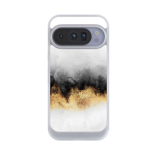 Google Pixel 10 Pro NIVOcore Gris Ciel Poussière Or Imprimé
