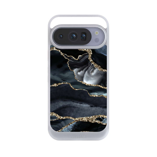Google Pixel 10 Pro NIVOcore Dunkler Marmor Gold Glitzerlook